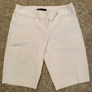 Limited above knee crop shorts.